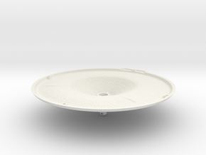 1000 TOS alt Saucer bottom v1 in White Natural Versatile Plastic