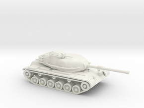 1/48 Scale M60A1 Patton Tank in White Natural Versatile Plastic