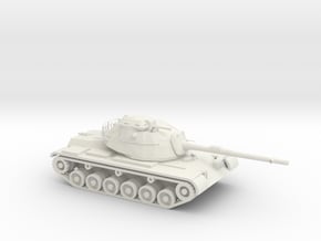 1/48 Scale M60 Patton Tant in White Natural Versatile Plastic