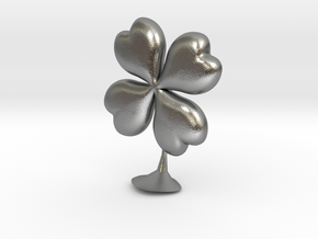 cloverstand in Natural Silver