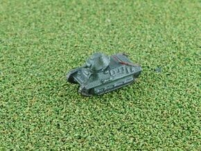 French WW II FCM 36 light Infantery Tank 1/285 in Smooth Fine Detail Plastic