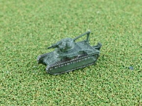 French Renault Char D1 1/285 in Smooth Fine Detail Plastic