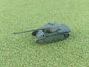 French Char ARL-44 Heavy Tank 1/285 6mm in Smooth Fine Detail Plastic