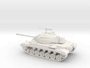 1/48 Scale M47 Patton Tank in White Natural Versatile Plastic