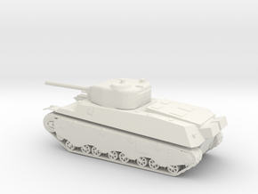 1/48 Scale M6 Heavy Tank in White Natural Versatile Plastic