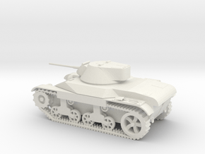 1/48 Scale M22 Locust Tank in White Natural Versatile Plastic