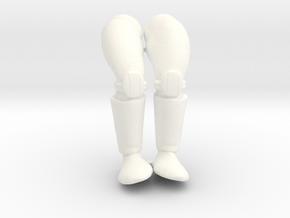 Intergalactic Police Legs VINTAGE in White Processed Versatile Plastic