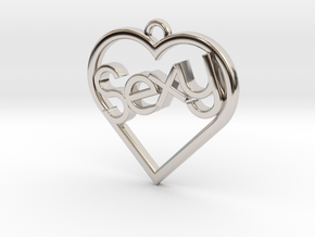 Heart "Sexy" in Platinum