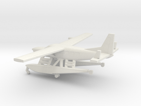 Cessna 208A Caravan Amphibian in White Natural Versatile Plastic: 6mm