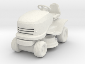 Riding Lawn Mower 1/56 in White Natural Versatile Plastic
