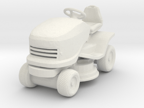 Riding Lawn Mower 1/48 in White Natural Versatile Plastic