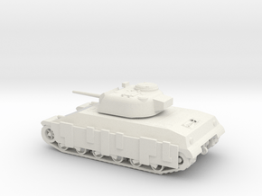 1/48 Scale T14 Assault Tank in White Natural Versatile Plastic
