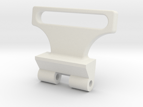 PiMAX 8K/5K HMD to DAS Strap Bracket in White Natural Versatile Plastic