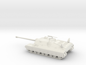 1/48 Scale T28 Super Heavy Tank in White Natural Versatile Plastic