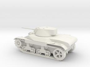 1/72 Scale M22 Locust Tank in White Natural Versatile Plastic