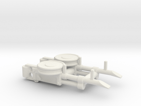 Dual-VickersK-Assem.v3 in White Natural Versatile Plastic