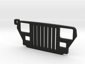 Jeep Wrangler YJ (1987-1996) REPLICA - dim. 3.7" in Black Natural Versatile Plastic