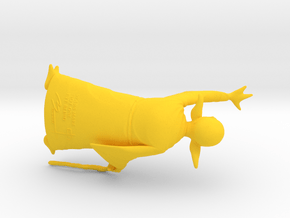 YoGandhi in Yellow Processed Versatile Plastic