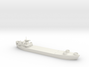 1/285 Scale LST Landing Ship Tank Water Line in White Natural Versatile Plastic