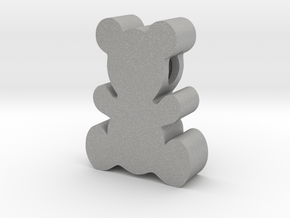 Teddy Bear Pendant in Aluminum