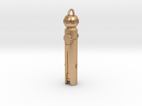 AHSK 2 keychain in Natural Bronze: Medium