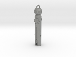 AHSK 2 keychain in Gray PA12: Medium