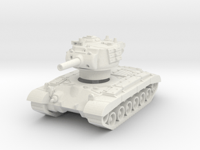 M45 Pershing (skirts) 1/76 in White Natural Versatile Plastic