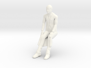 Time Tunnel - Dr Raymond Seated in White Processed Versatile Plastic