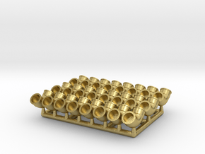 Plumbing Fitting 01.1:24 Scale  in Natural Brass