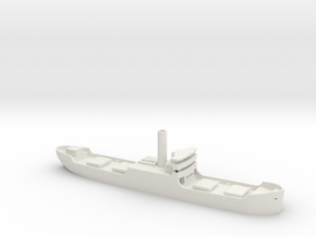 Three island cargo ship 1/600 in White Natural Versatile Plastic