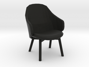 desktop mini chair  in Black Natural Versatile Plastic: Small
