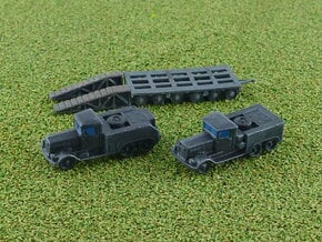 Kaeble Z6 Tractors & Culemeyer Trailer 1/285 in Smooth Fine Detail Plastic