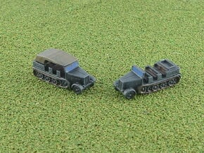 SdKfz. 8 12to Prime Mover 1/285 6mm in Smooth Fine Detail Plastic