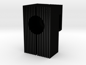 TO-220 Heatsink Small in Matte Black Steel