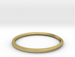 Mobius Bracelet - 90 in Natural Brass: Small