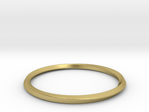 Mobius Bracelet - 180 in Natural Brass: Extra Small