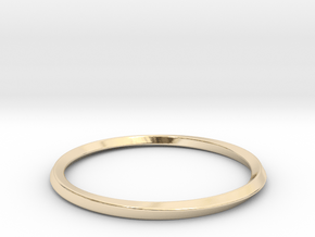 Mobius Bracelet - 180 in 14K Yellow Gold: Extra Small