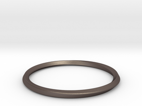 Mobius Bracelet - 180 in Polished Bronzed-Silver Steel: Large