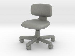 1:12 Miniature Rookie Chair  - Konstantin Grcic  in Gray PA12: 1:12