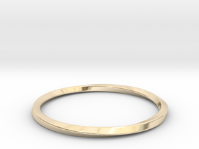 Mobius Bracelet - 270 in 14K Yellow Gold: Small