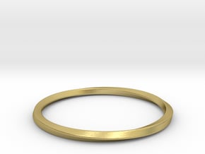 Mobius Bracelet - 270 in Natural Brass: Medium