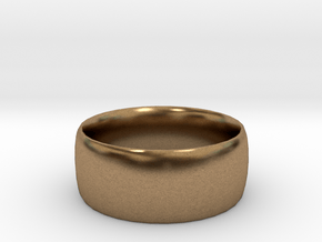 Plain Ring in Natural Brass