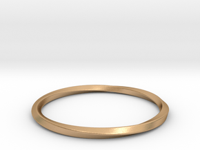 Mobius Bracelet - 360 in Natural Bronze: Medium