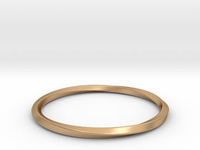 Mobius Bracelet - 360 in Natural Bronze: Large