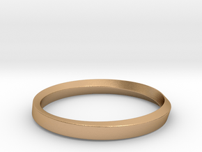 Mobius Bracelet - 90 _ Wide in Natural Bronze: Small