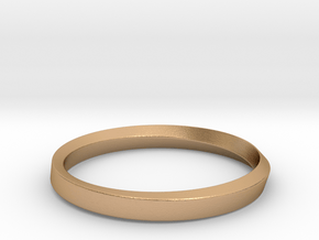 Mobius Bracelet - 90 _ Wide in Natural Bronze: Medium