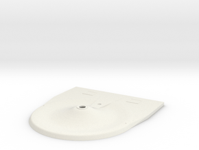 1000 TOS Larson class saucer bottom in White Natural Versatile Plastic