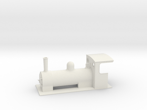 On16.5 colonial style tender loco 2 in White Natural Versatile Plastic