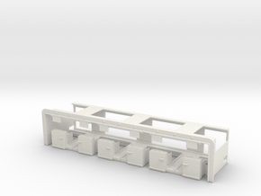Airport Check-In Counter 1/56 in White Natural Versatile Plastic