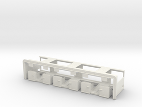 Airport Check-In Counter 1/120 in White Natural Versatile Plastic